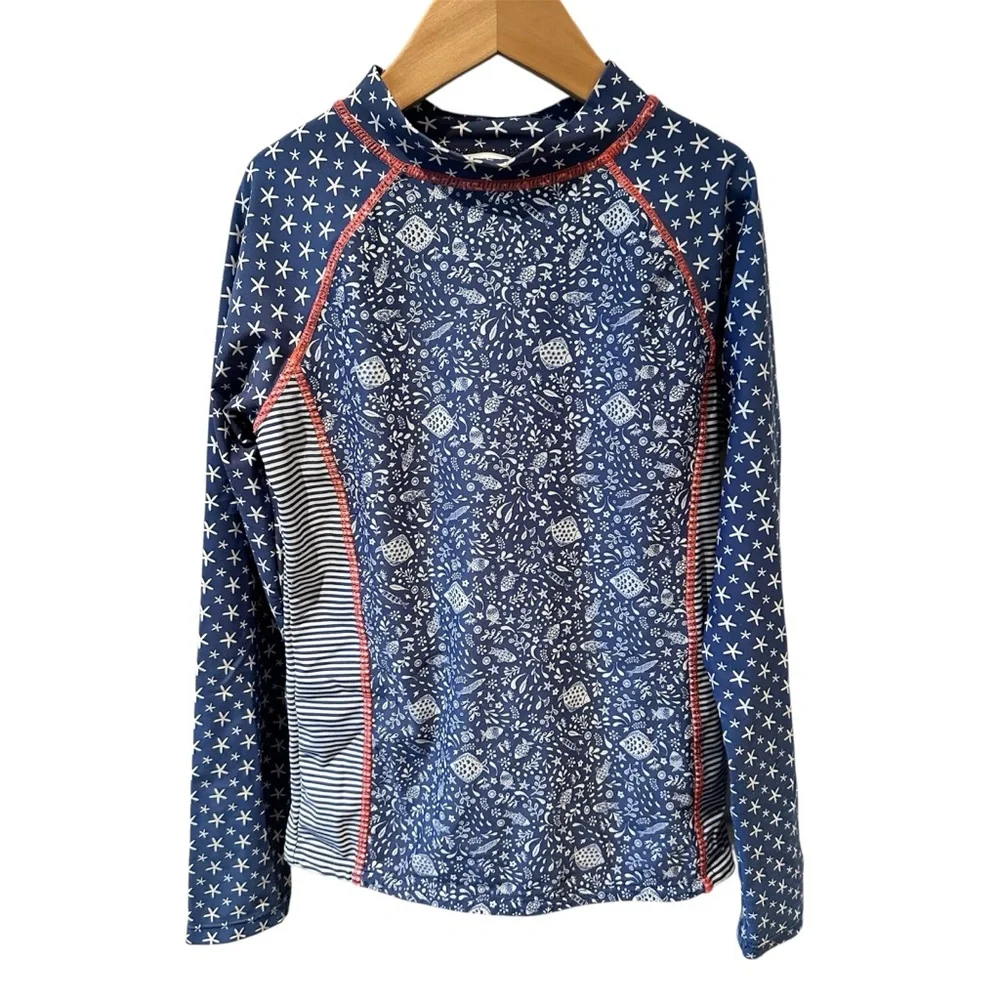 Fatface Surf Girls Swim‎ Rash Guard Top Size 8/9